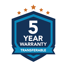 5 Year Transferable Warranty Badge